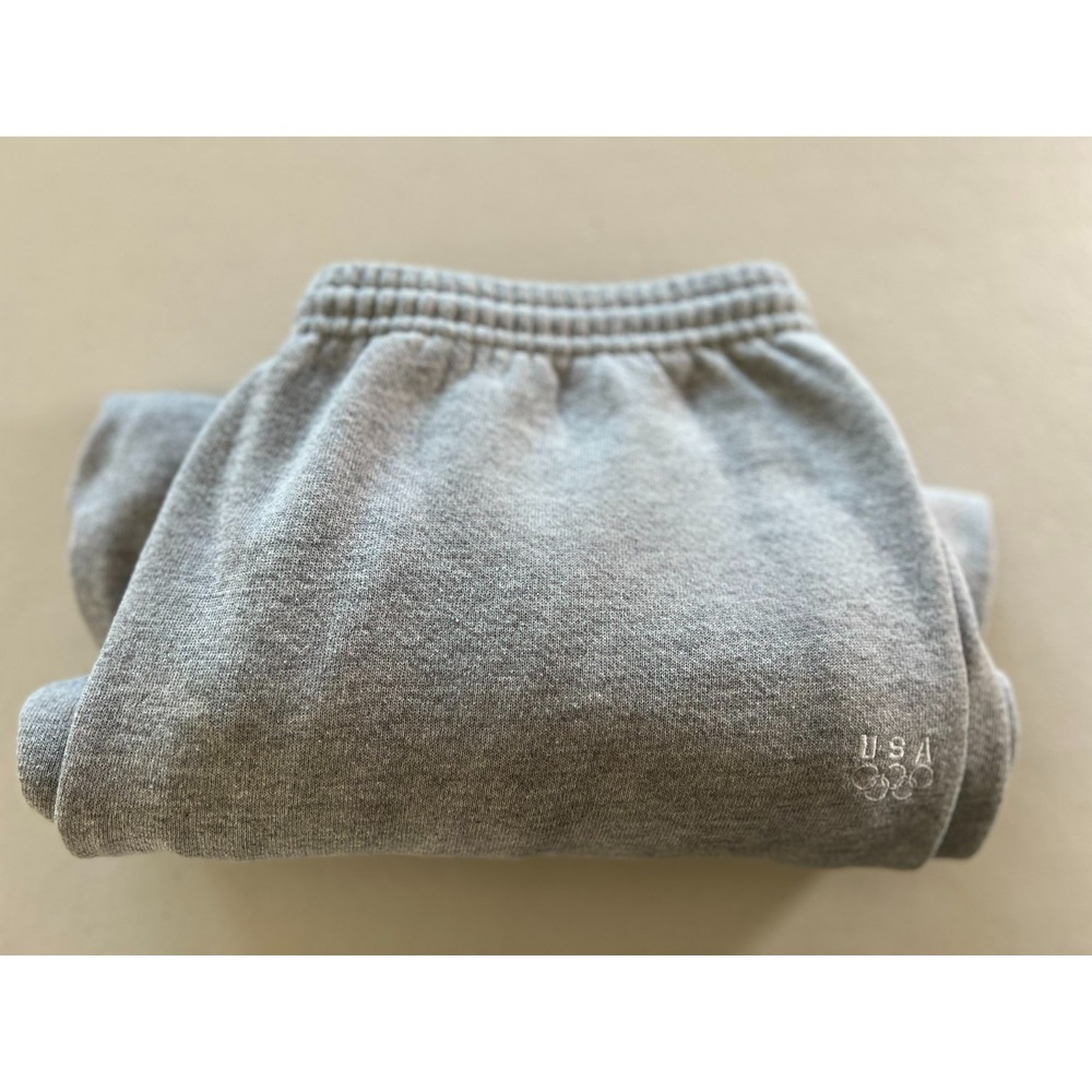 Vintage 90s USA Olympic Sweatpants Mens Large Heather Gray Rings L 34x30